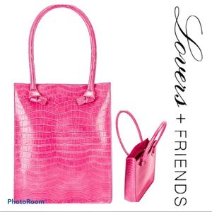 Lovers + Friends Elly Tote in pink